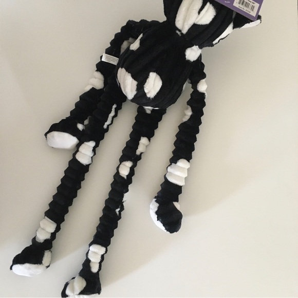 NEW Dog Toy Snuggler Long Leg 24” Calvin Cow has Squeaker | Patchwork Pet - Picture 5 of 9
